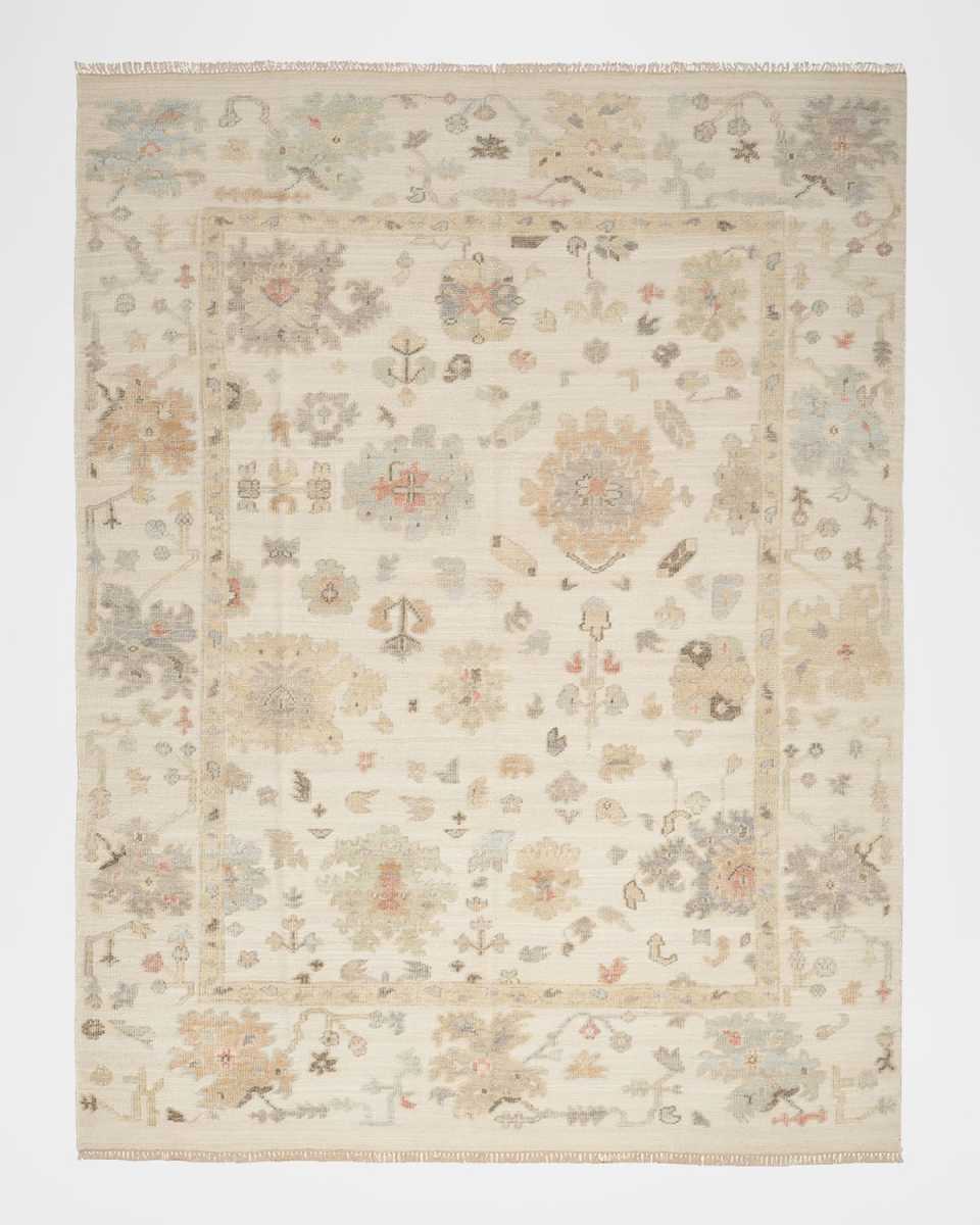 Whispers Ivory Hand-Knotted Rug, 9' x 12'